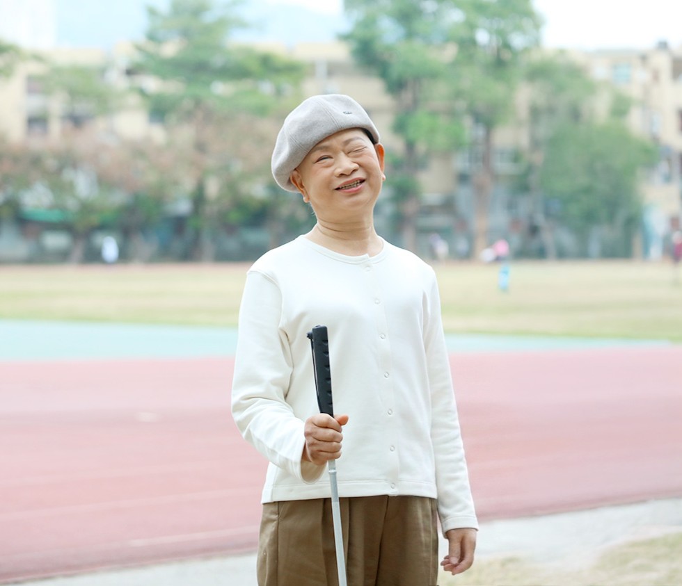 視障者，王秀滿，61歲